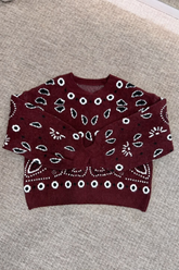Pull bandana bordeaux