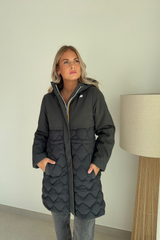 Kway siphelle hybrid warm shell noir