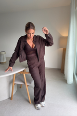 Pantalon aline choco