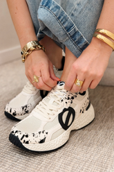 No Name Carter Runner – Cream / Milk / Black