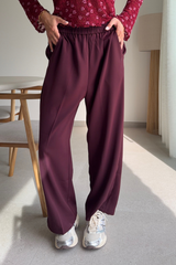 Pantalon Noblesse bordeux