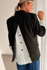 Blazer chemise noir