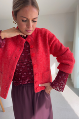Gilet Laureen rouge