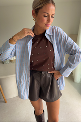 Chemise Oregon bordeaux et bleu