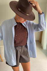 Chemise Oregon bordeaux et bleu