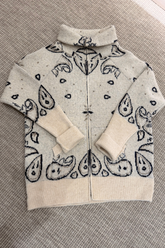 Gilet bandana beige