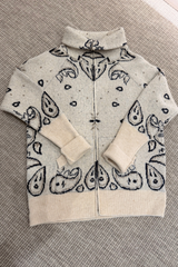Gilet bandana beige