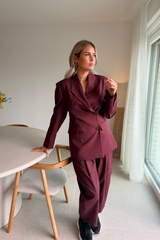 Pantalon bordeaux