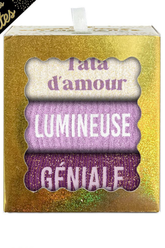 Coffret chaussettes à paillettes tata