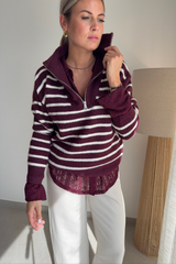 Pull Bordeaux