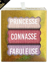 Coffret chaussettes à paillettes princesse