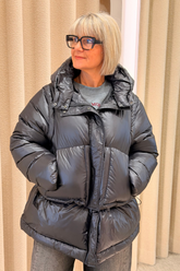 Veste matelassée Noir