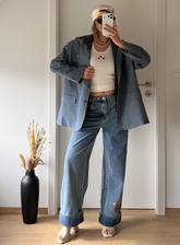 blazer bleu
