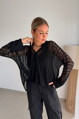 Chemise grâce noir