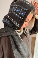 Cagoule choco et bleu