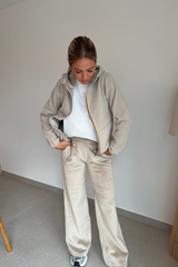 K-Way Jenny Velours Polar Pantalon – Beige