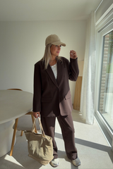 Pantalon linda raven marron