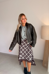 Veste masja marron