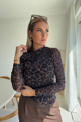 T-shirt Erica léopard