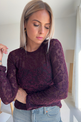 T-shirt Blaise Bordeaux