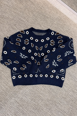 Pull bandana bleu