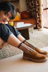 Chaussettes vetrata brune