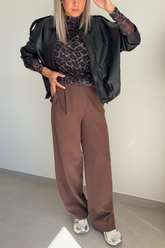 Pantalon Linda Marron