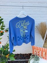 Pull Good Vibes Bleu