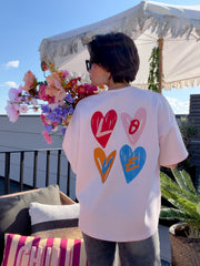 T-shirt LOVE rose