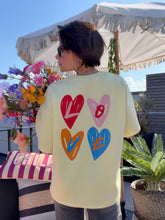 T-shirt LOVE jaune