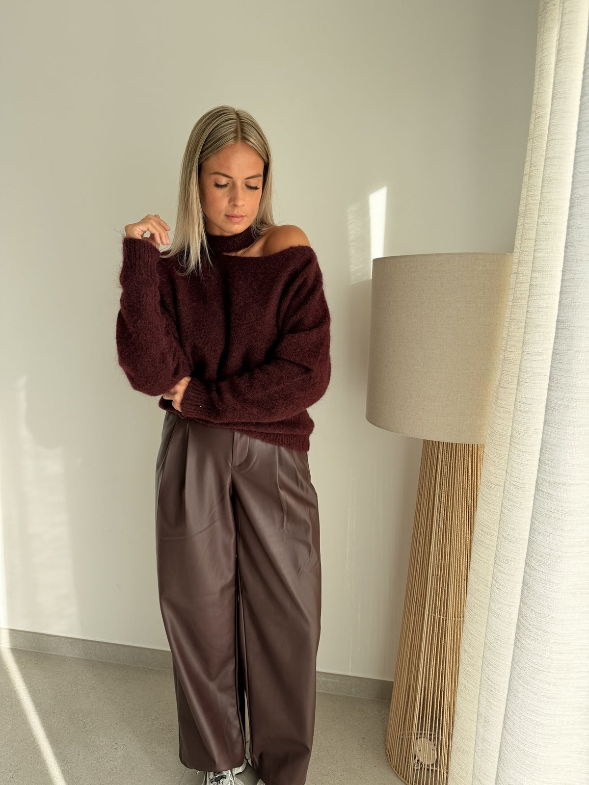 Pull bordeaux