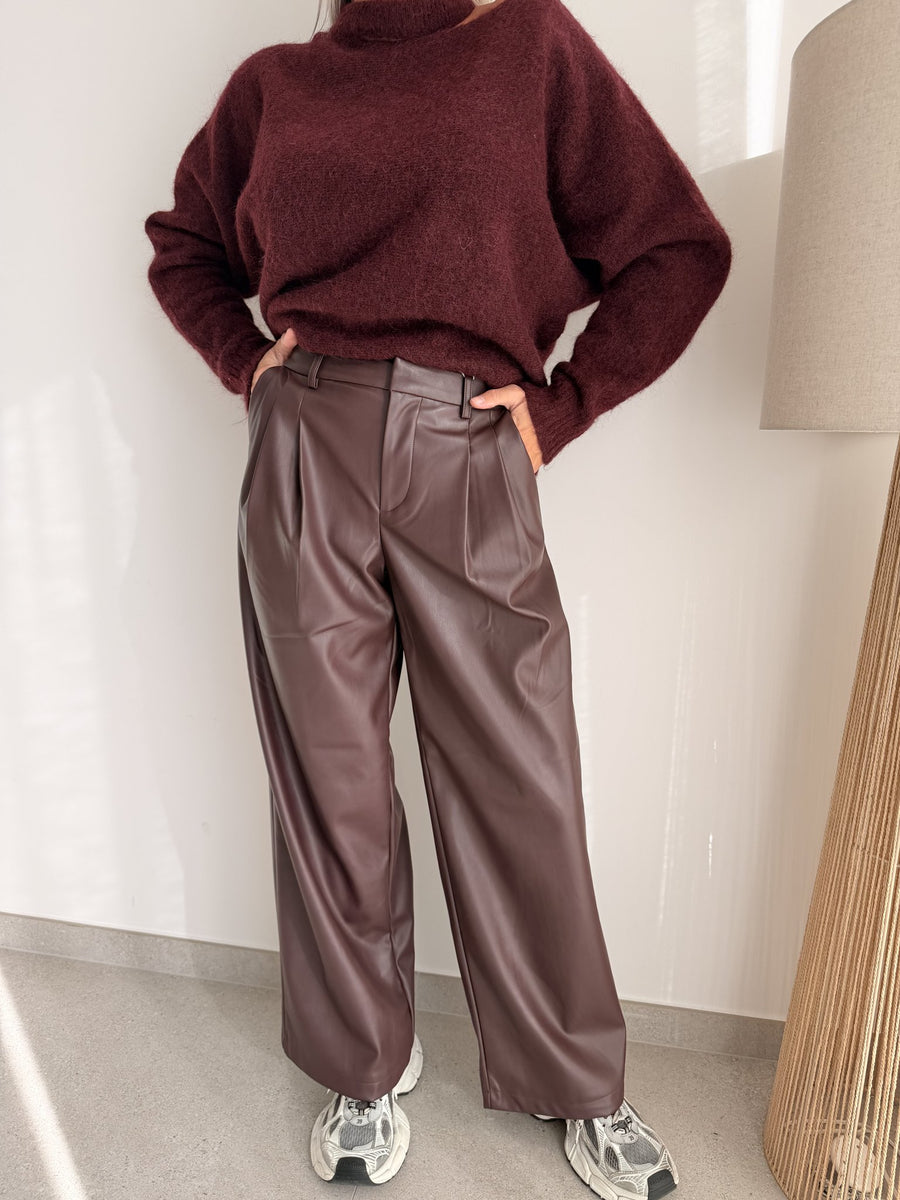 Pantalon Niella bordeaux