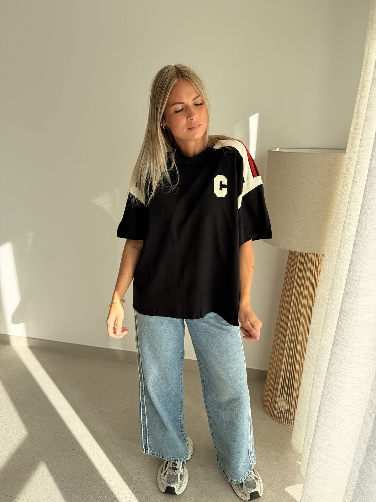 T-shirt Camille noir