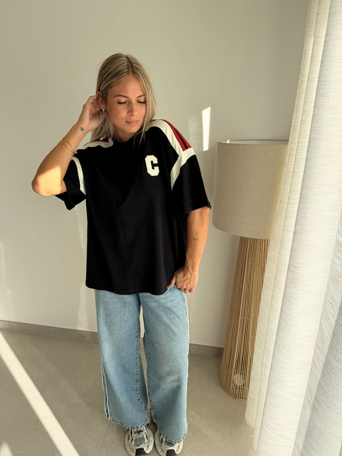 T-shirt Camille noir