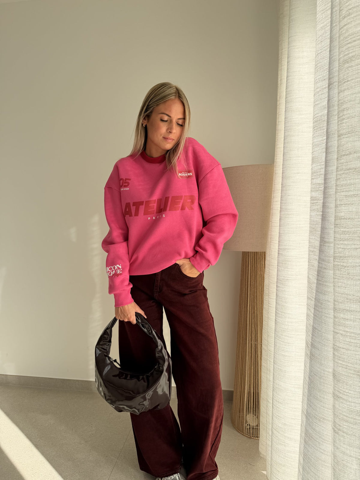 Pull Atelier rose