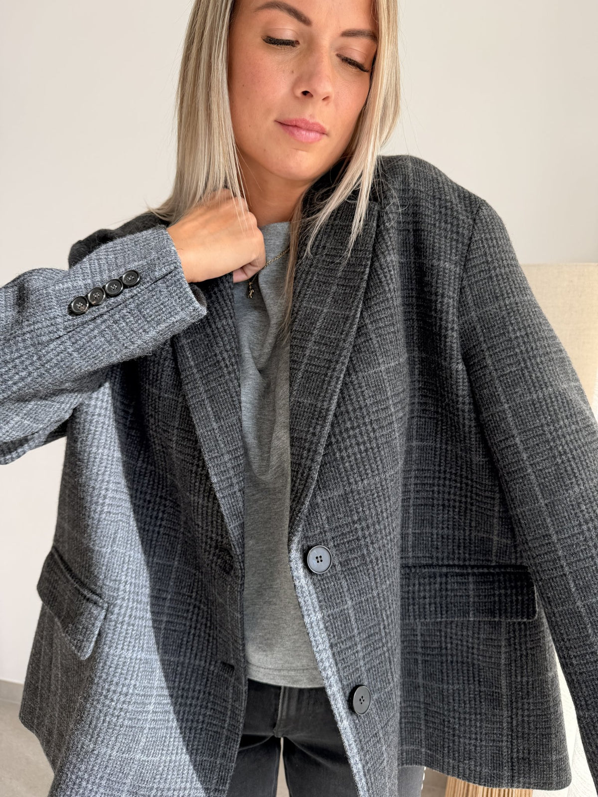 Blazer Giacca gris