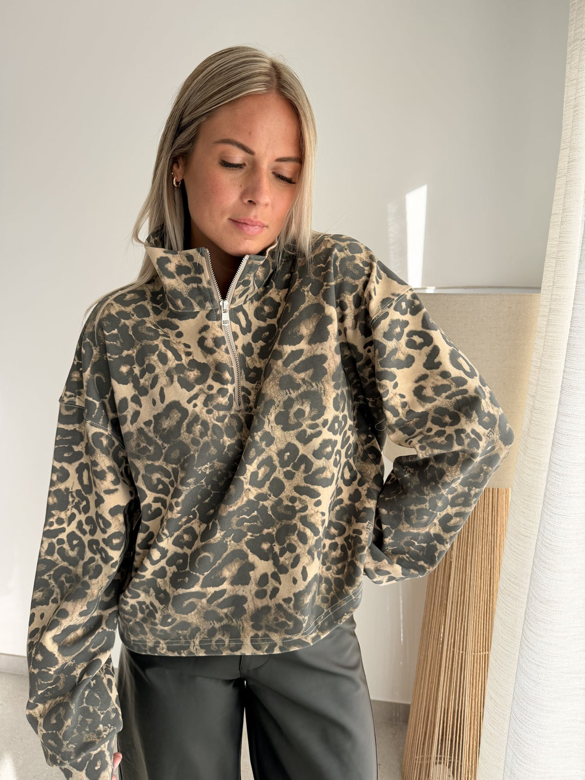 Pull Léo beige