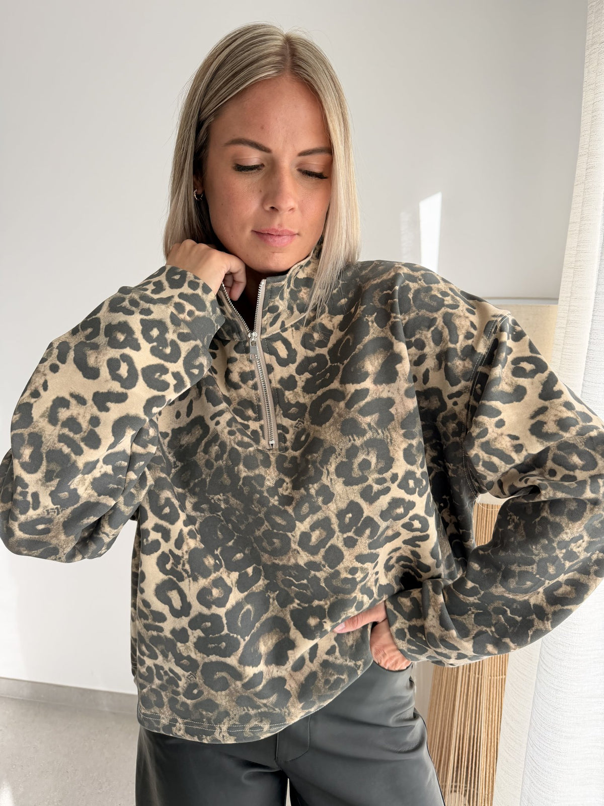Pull Léo beige