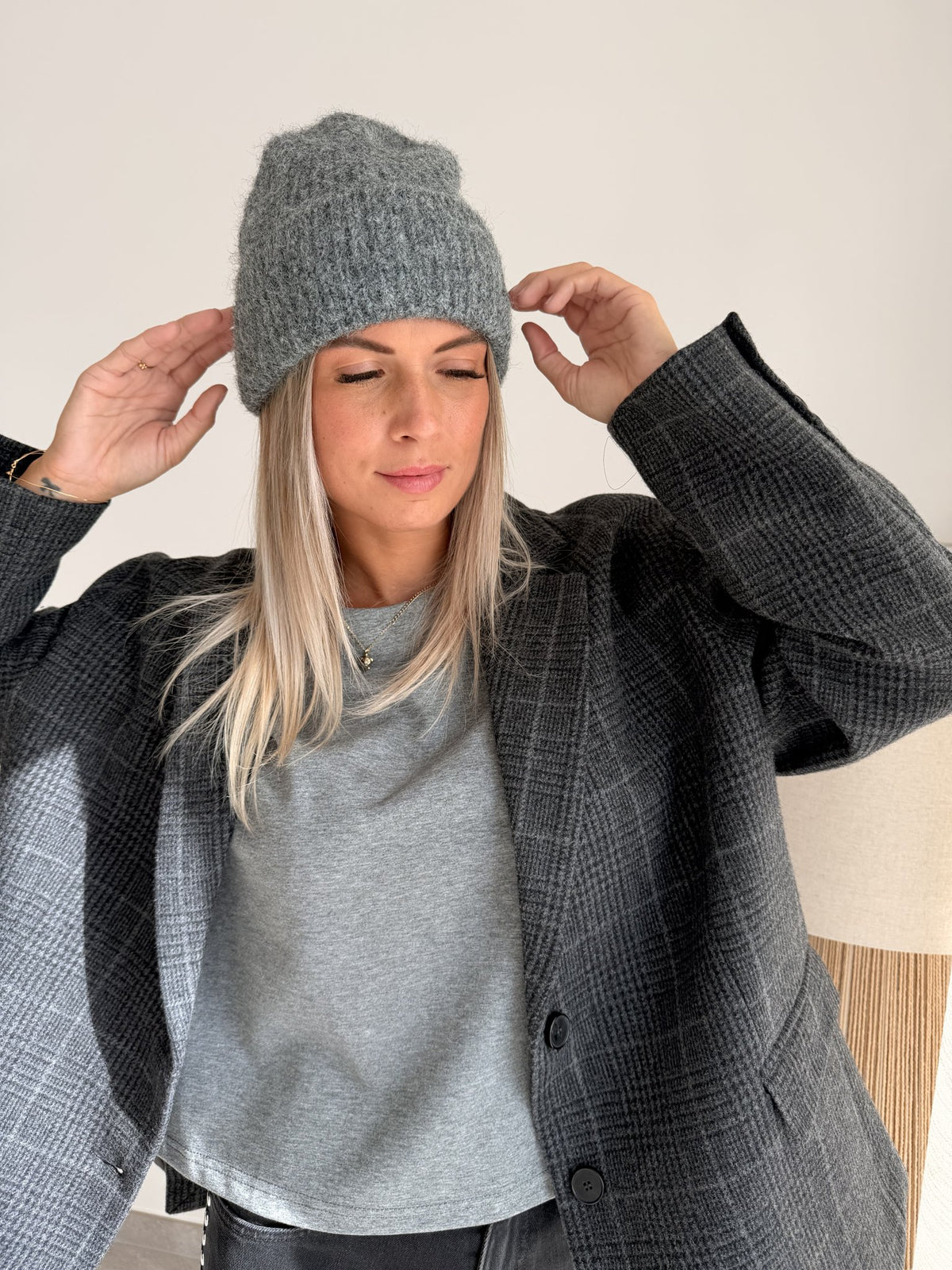 Bonnet Antorin gris