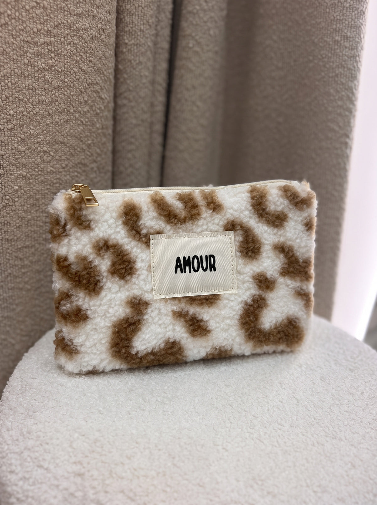 Pochette Amour léopard