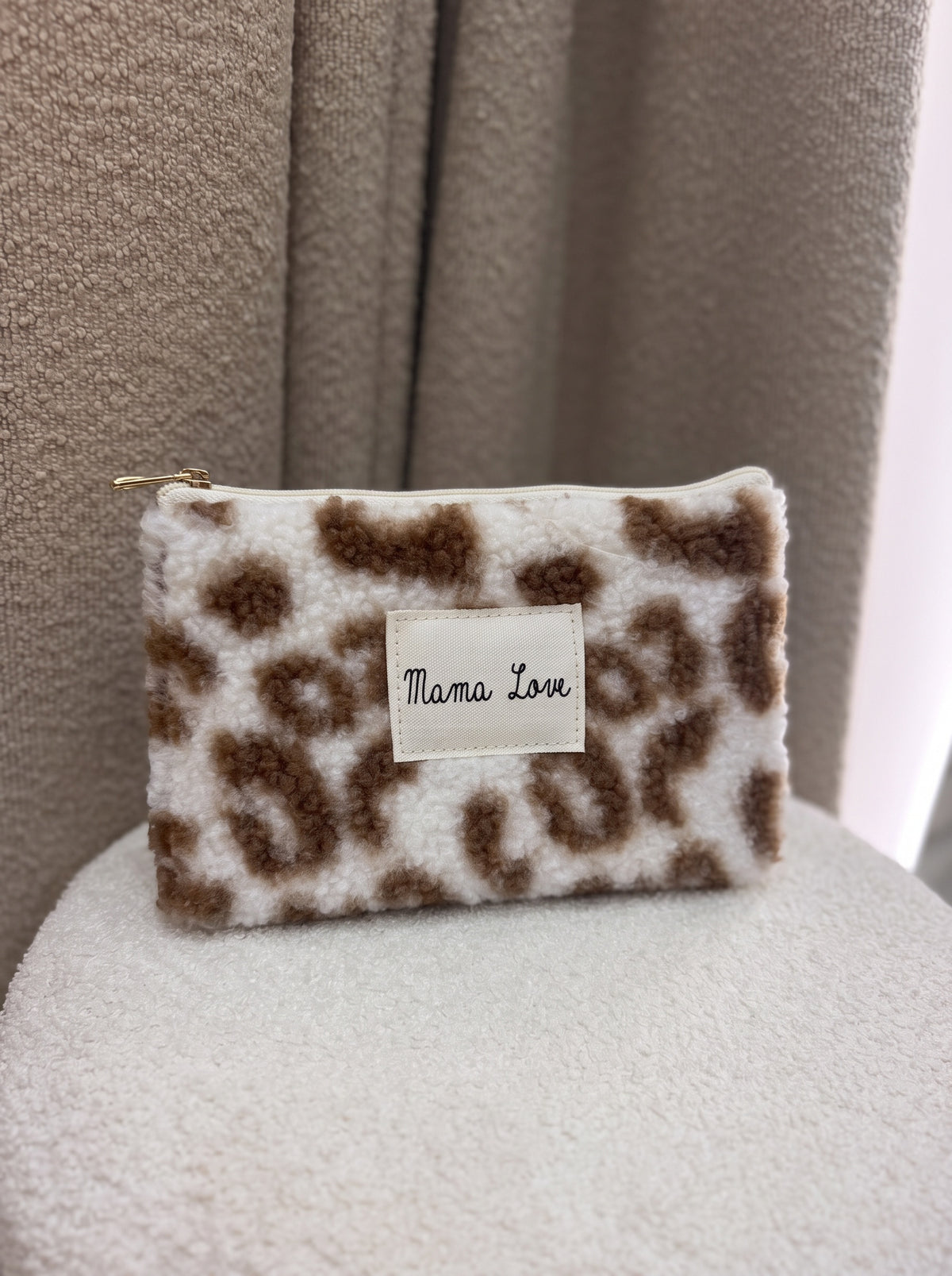 Pochette Mama Love léopard