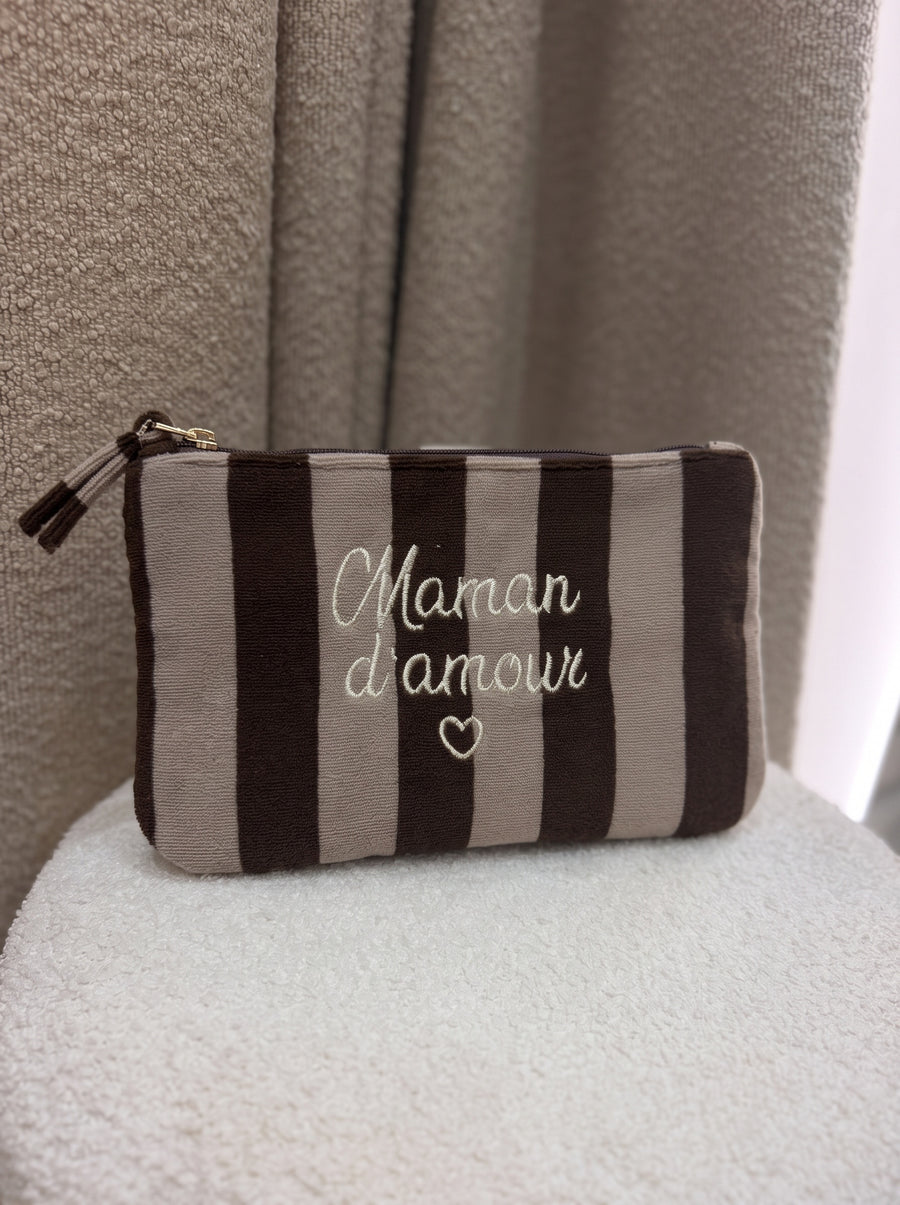 Pochette Maman d'amour brune