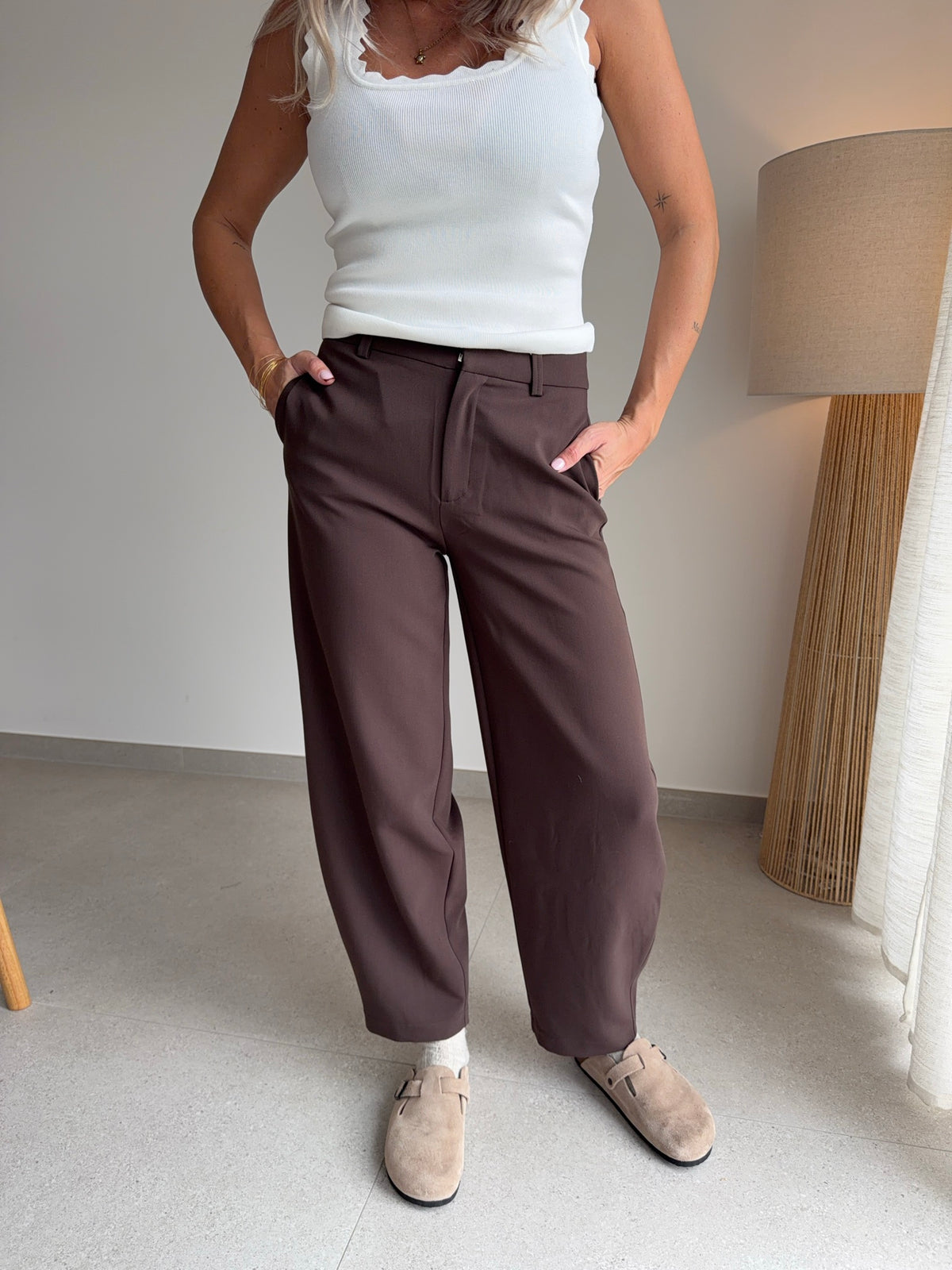 Pantalon Raven chocolat