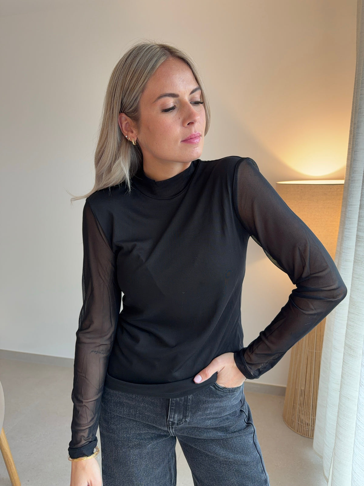 Top Erica noir