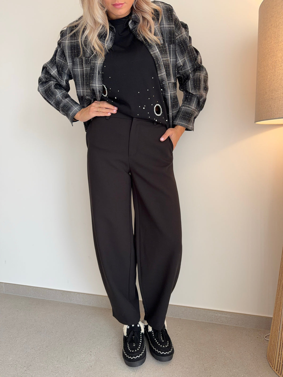 Pantalon Raven noir