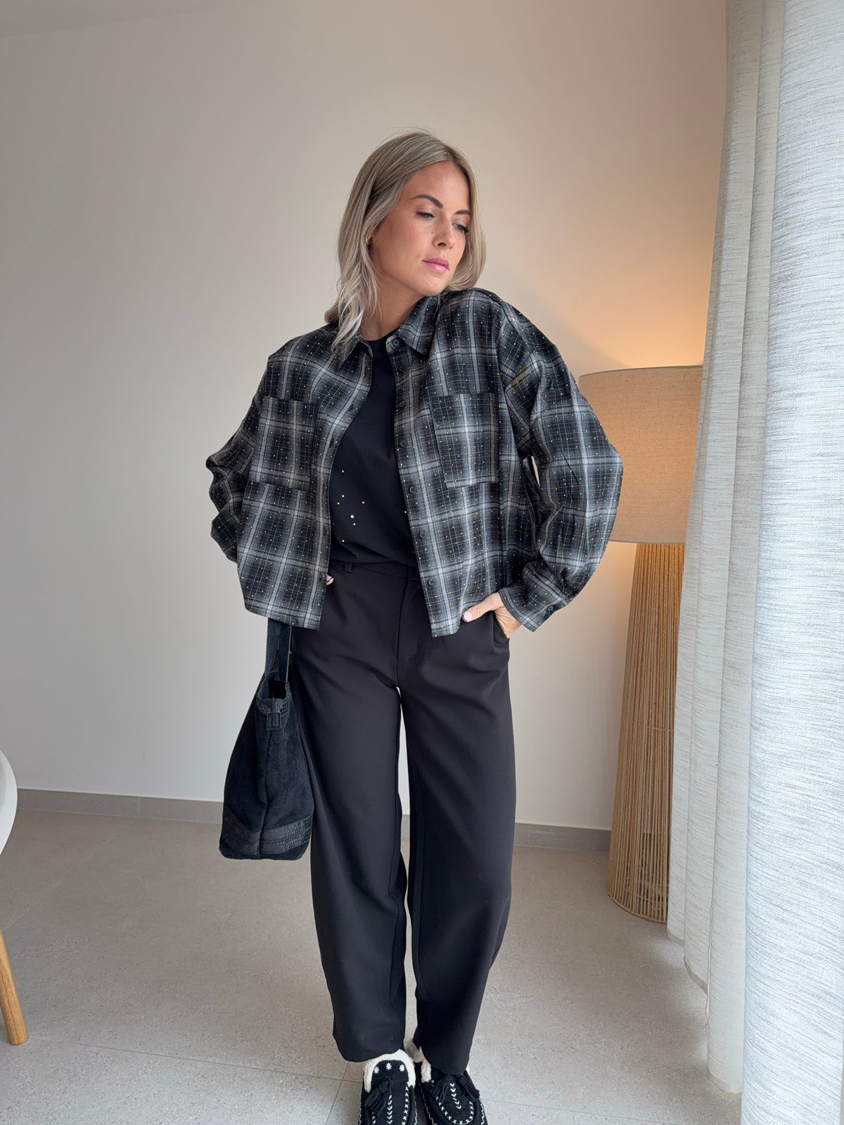 Pantalon Raven noir