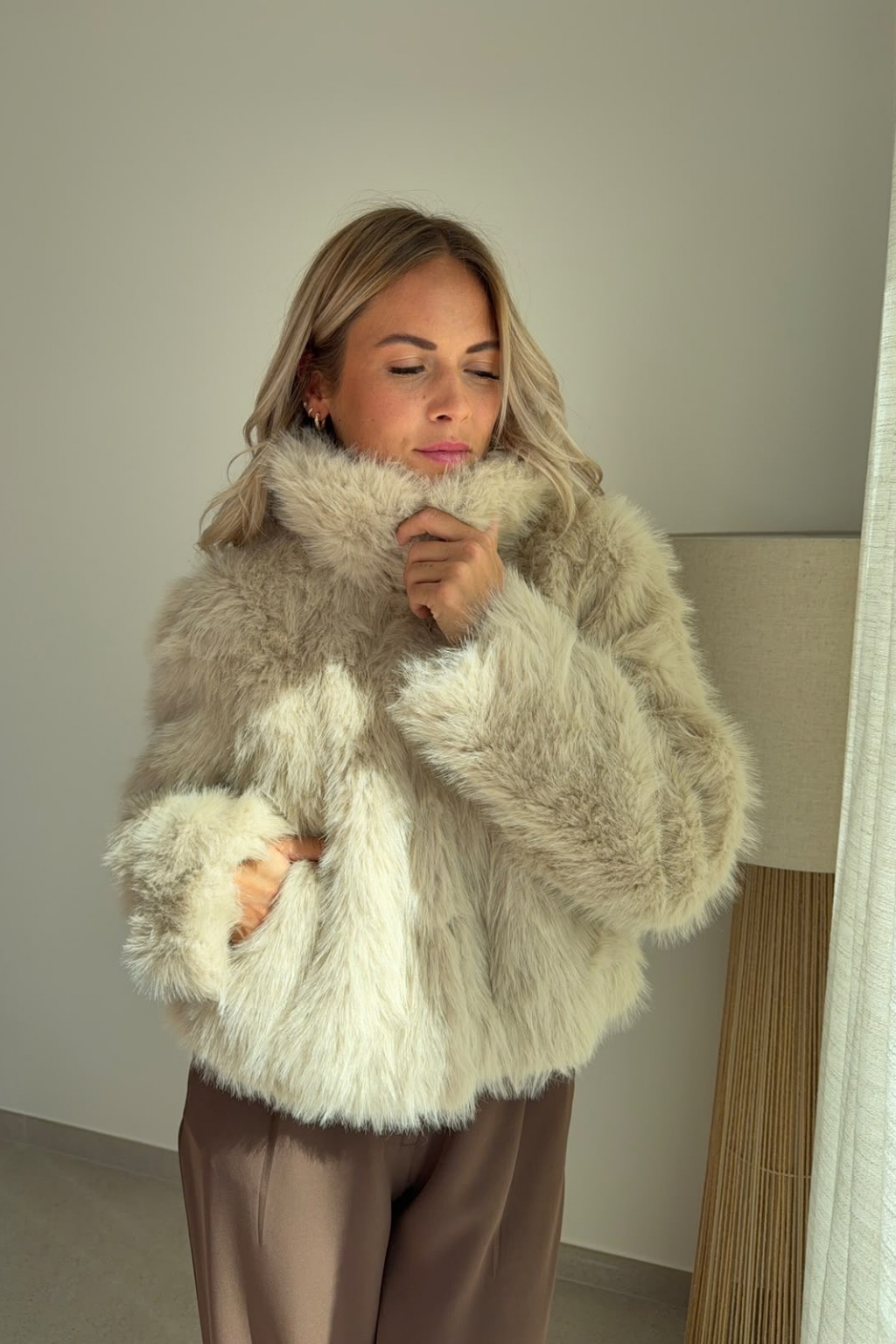 Veste manny beige