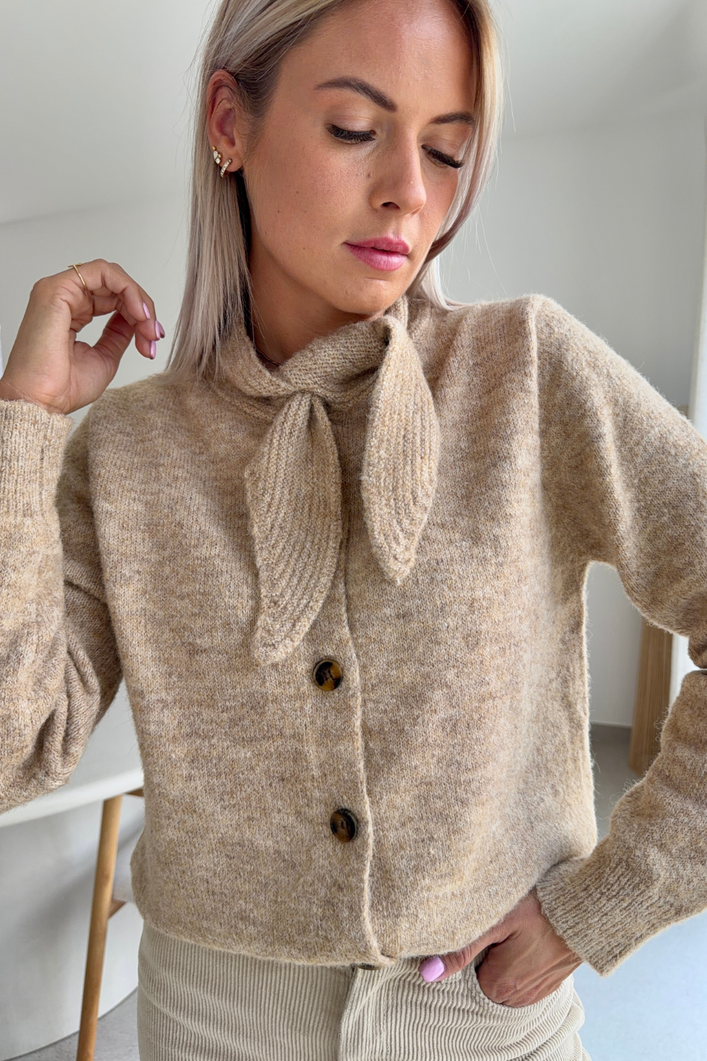 Gillet taupe