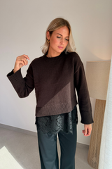 Pull Evie marron