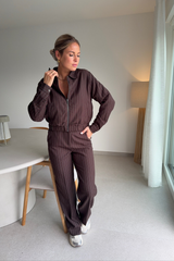 Pantalon aline choco